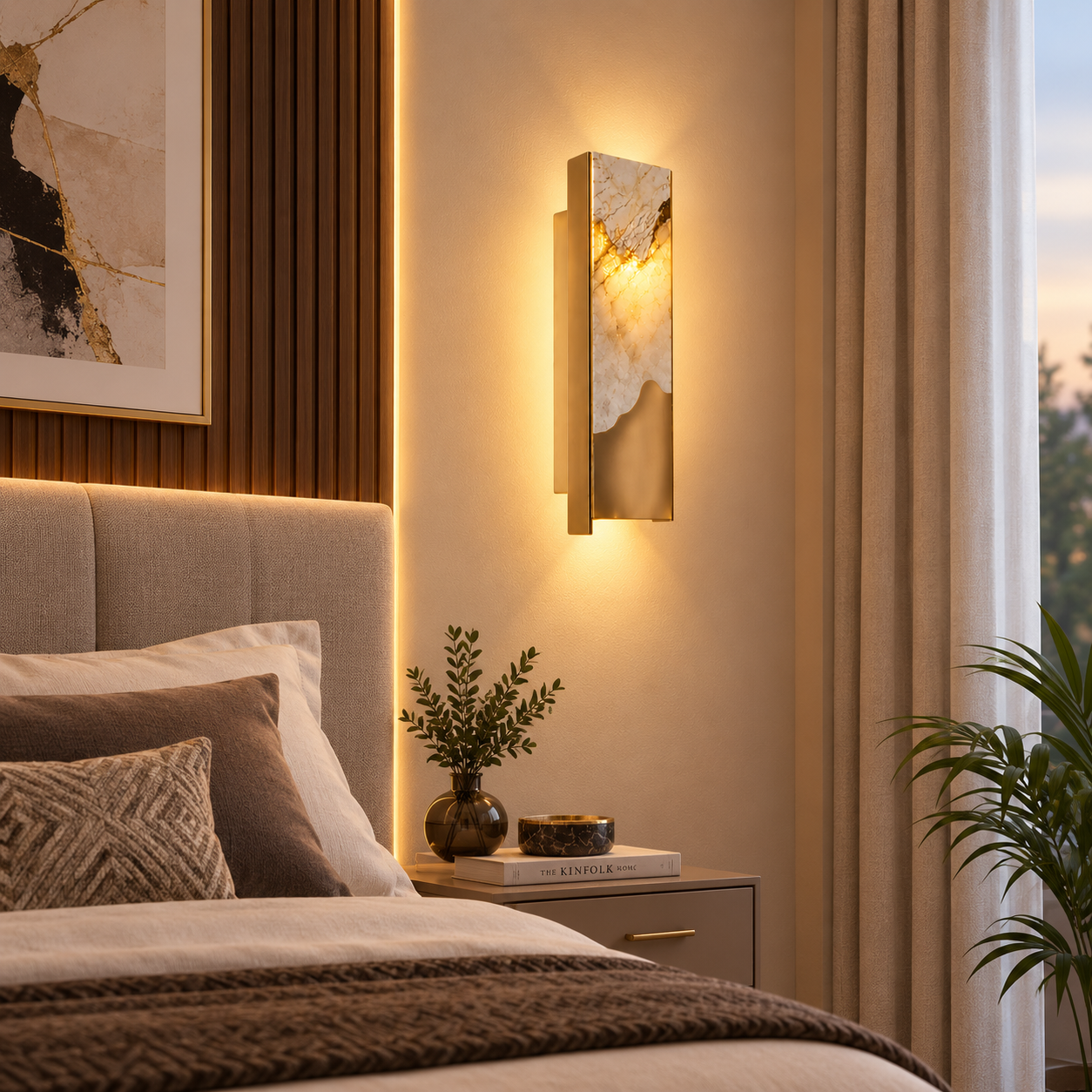 Venezia Italian Marble Wall Lamp