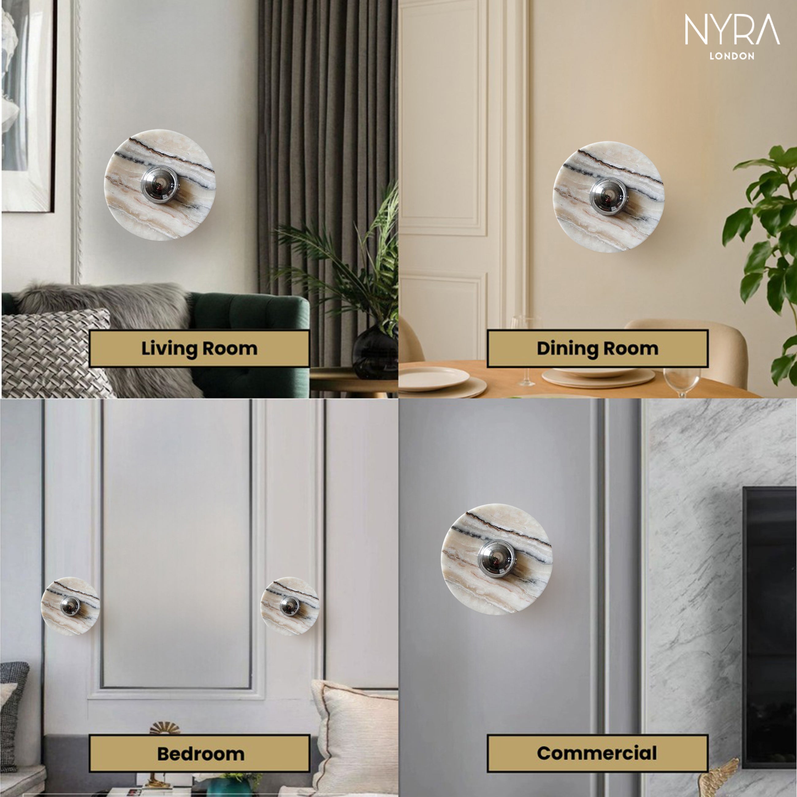 Vornia Marble Wall light