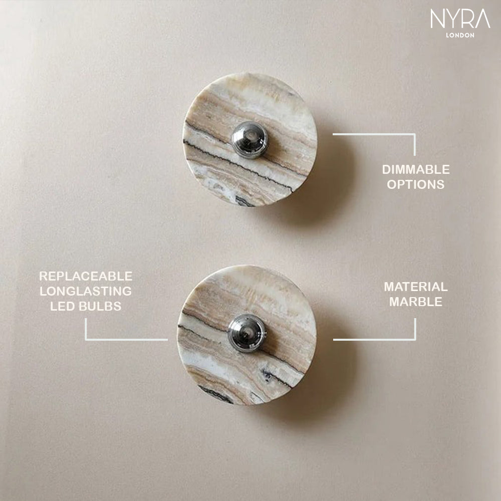 Vornia Marble Wall light