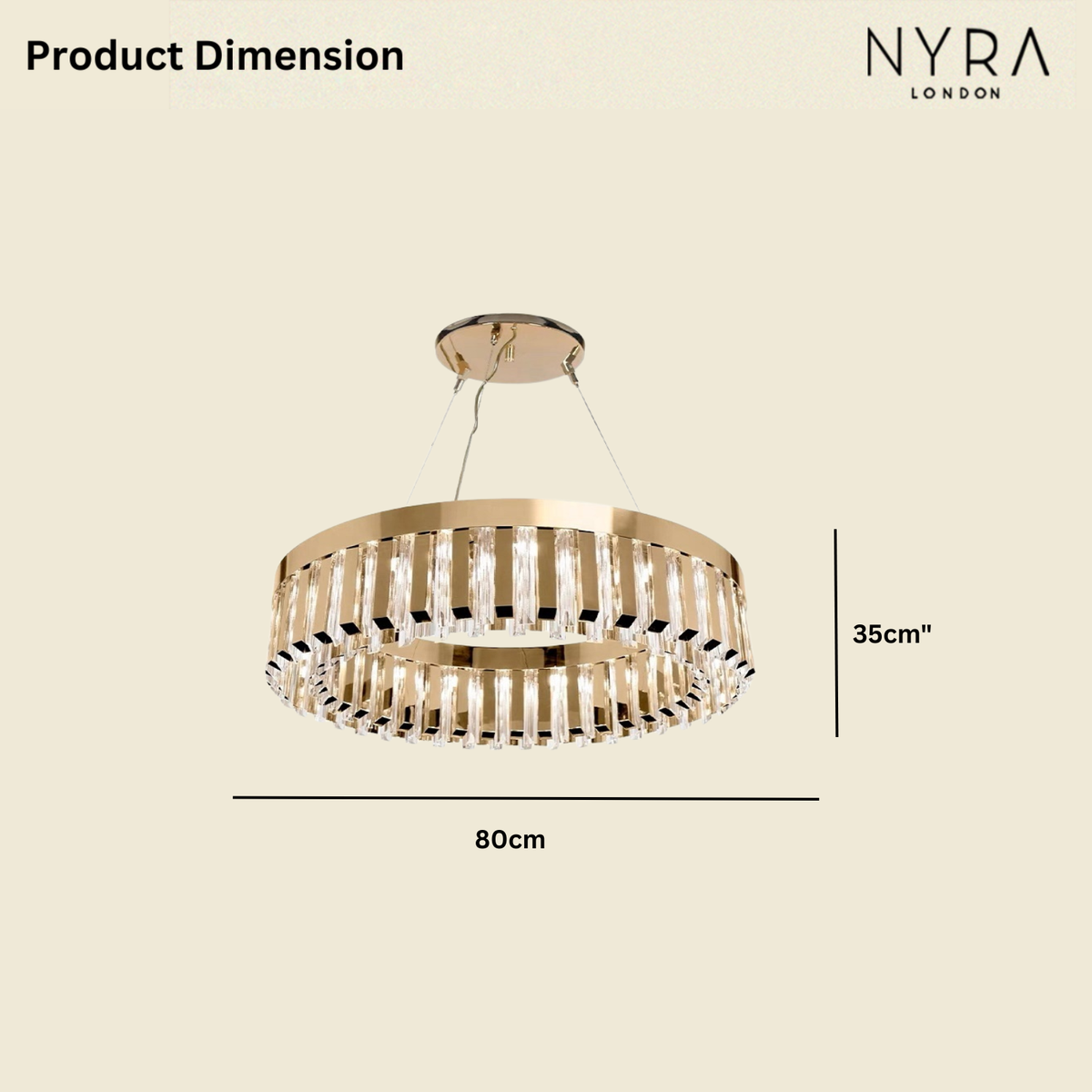 Nectar Round Crystal Chandelier