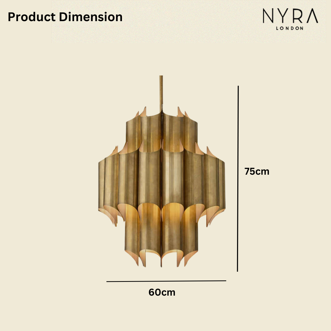 Wavey Sculpture Chandelier