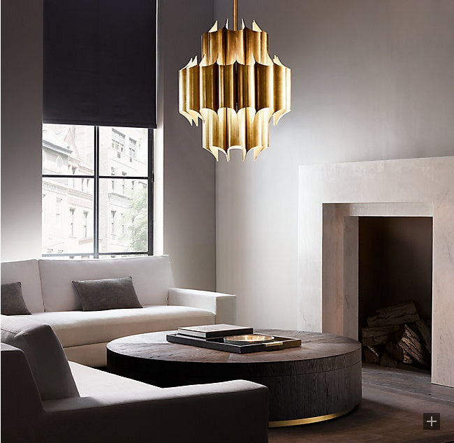 Wavey Sculpture Chandelier