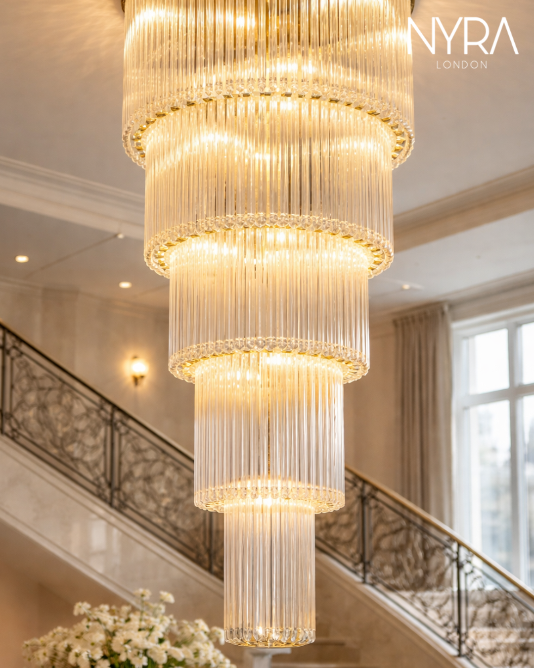 Xenara Large Crystal Chandelier