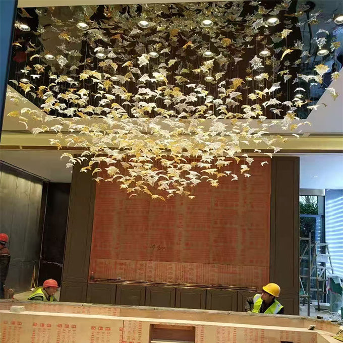 Floating Leaves Modern Chandelier