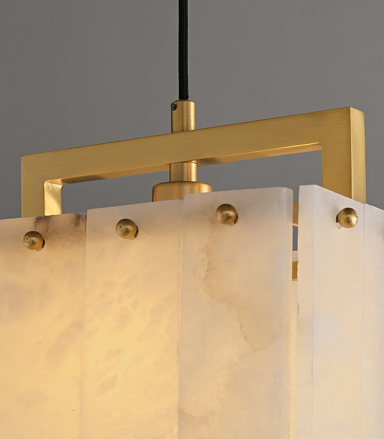 Adina Natural Marble Pendant