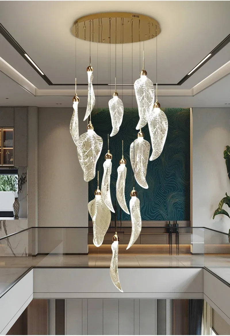 Elyora Acrylic Staircase Chandelier