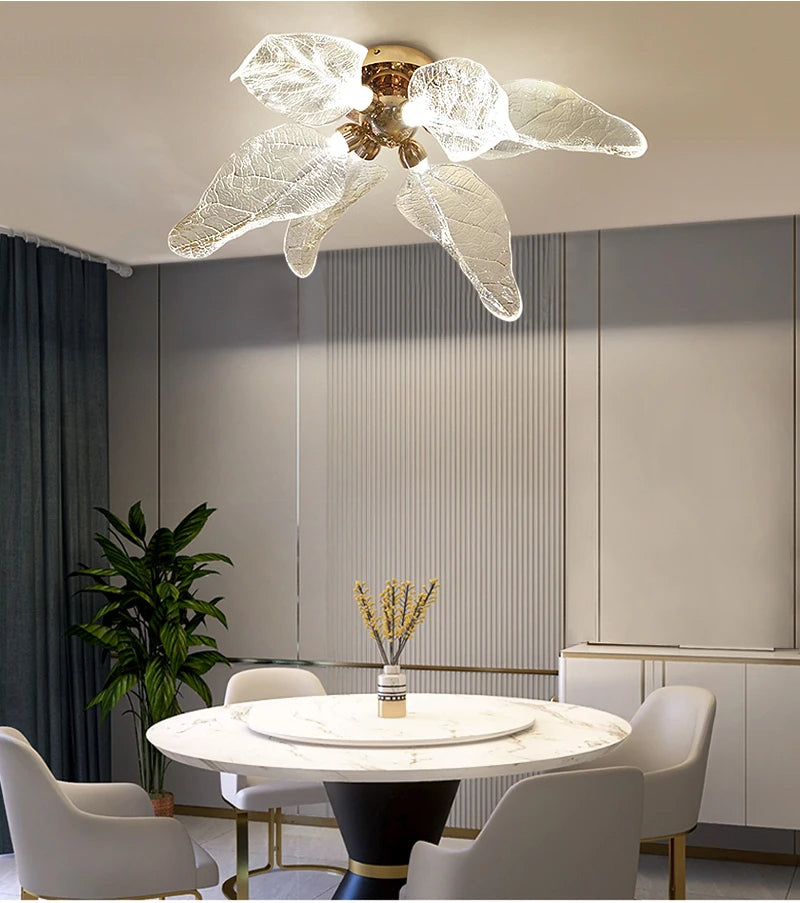 October Leaves  Ceiling Light