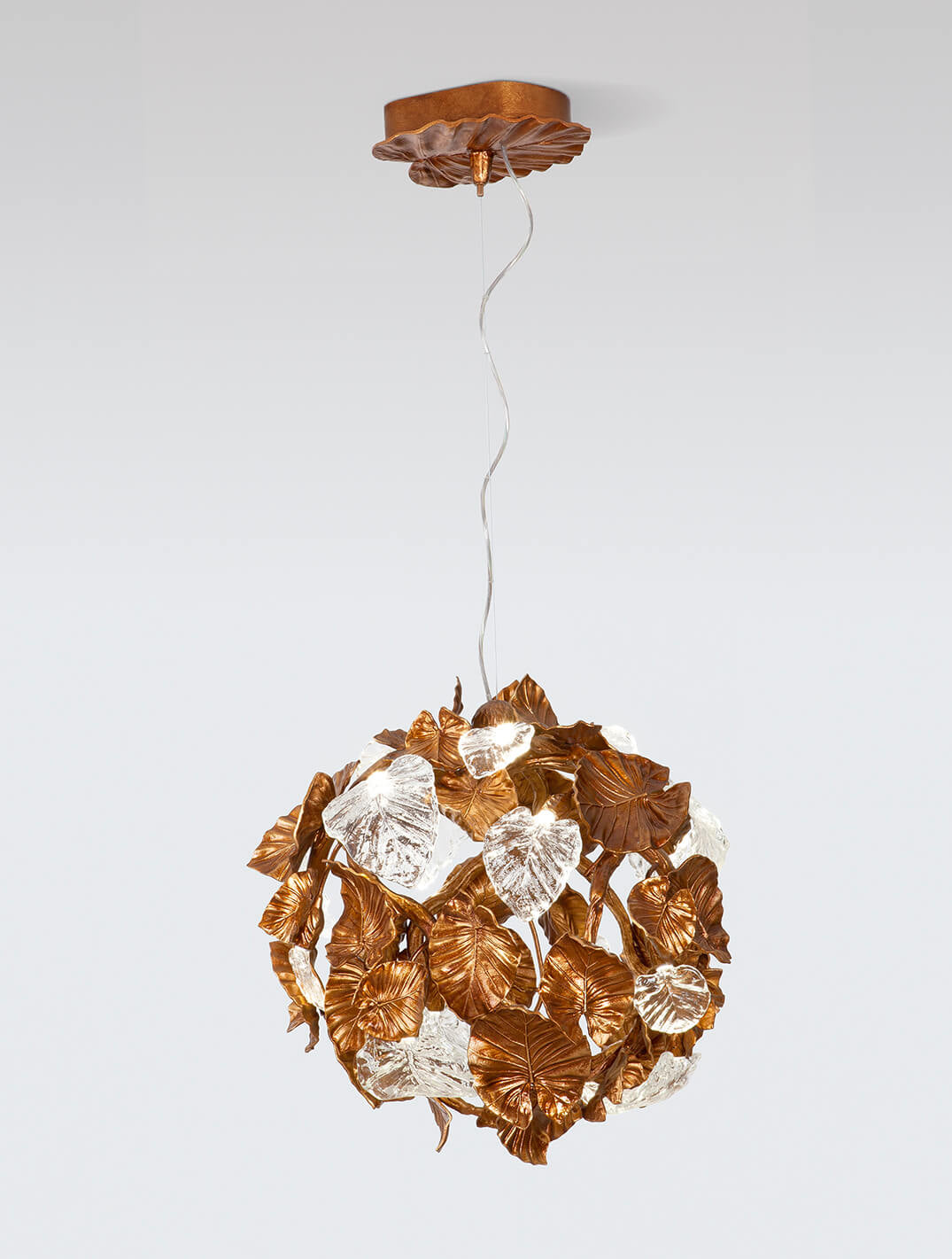 Winter Fern Artistic Tree Pendant