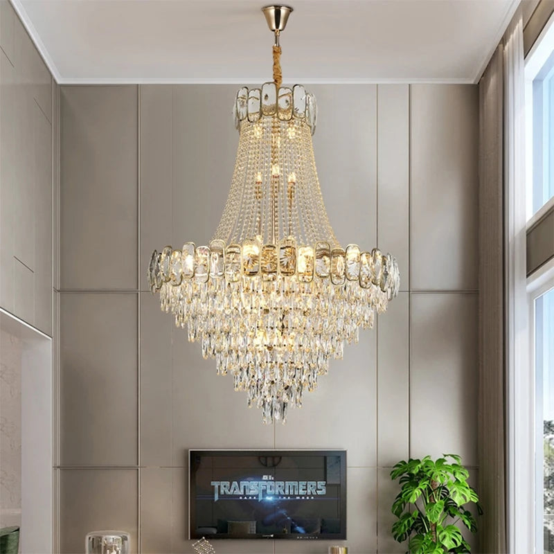 Mirova Modern Crystal Chandelier