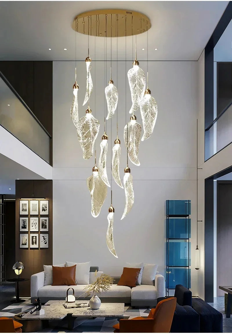 Elyora Acrylic Staircase Chandelier