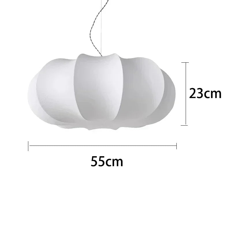 Pumpkin Silk Pendant Light