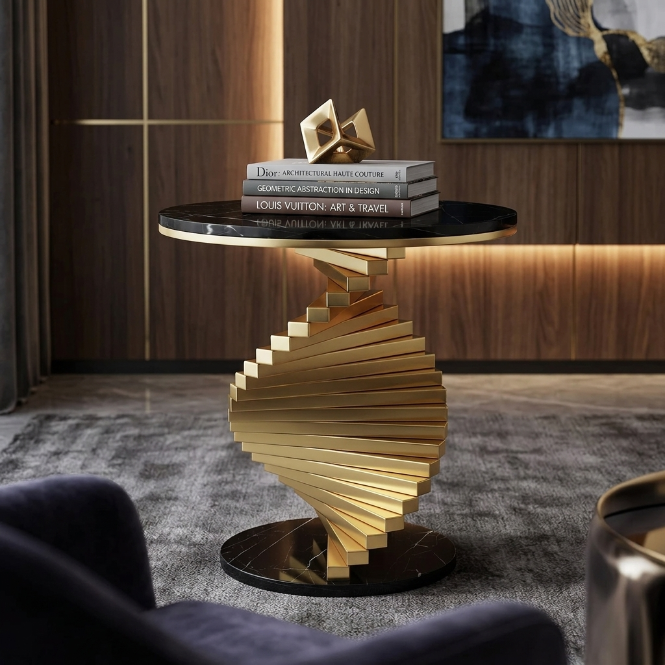 Spirena Marble End Table