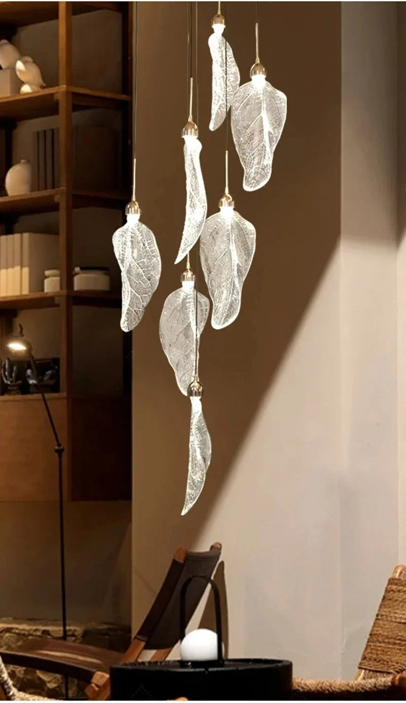 Elyora Acrylic Staircase Chandelier
