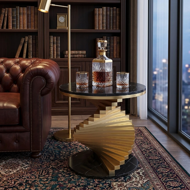 Spirena Marble End Table