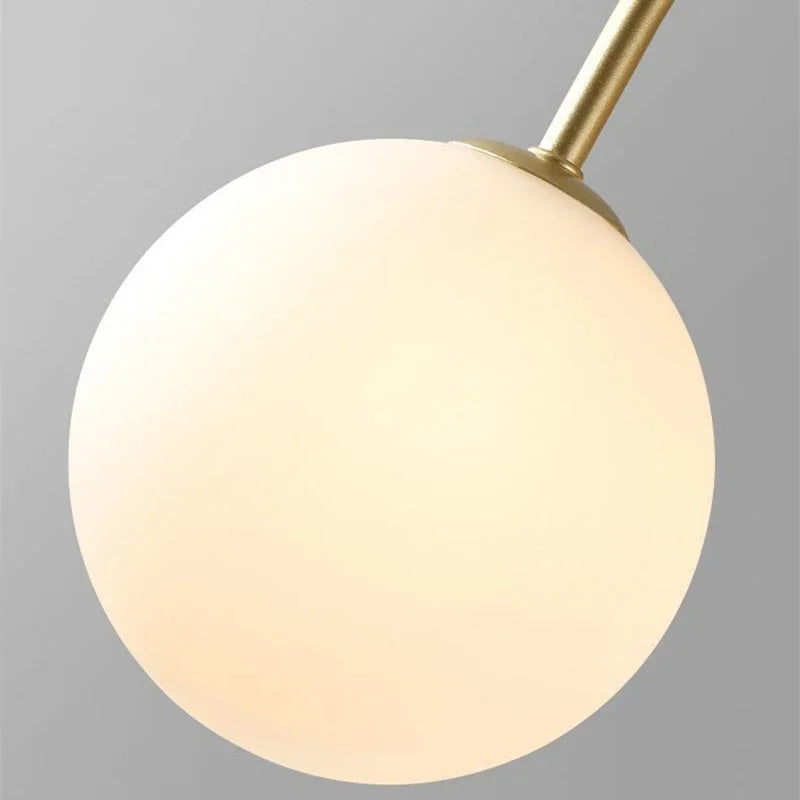 NYRA Glass Globe Bubble Chandelier