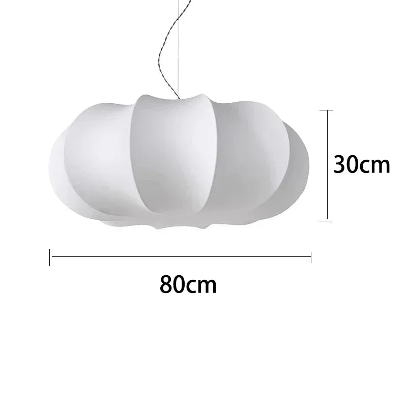 Pumpkin Silk Pendant Light