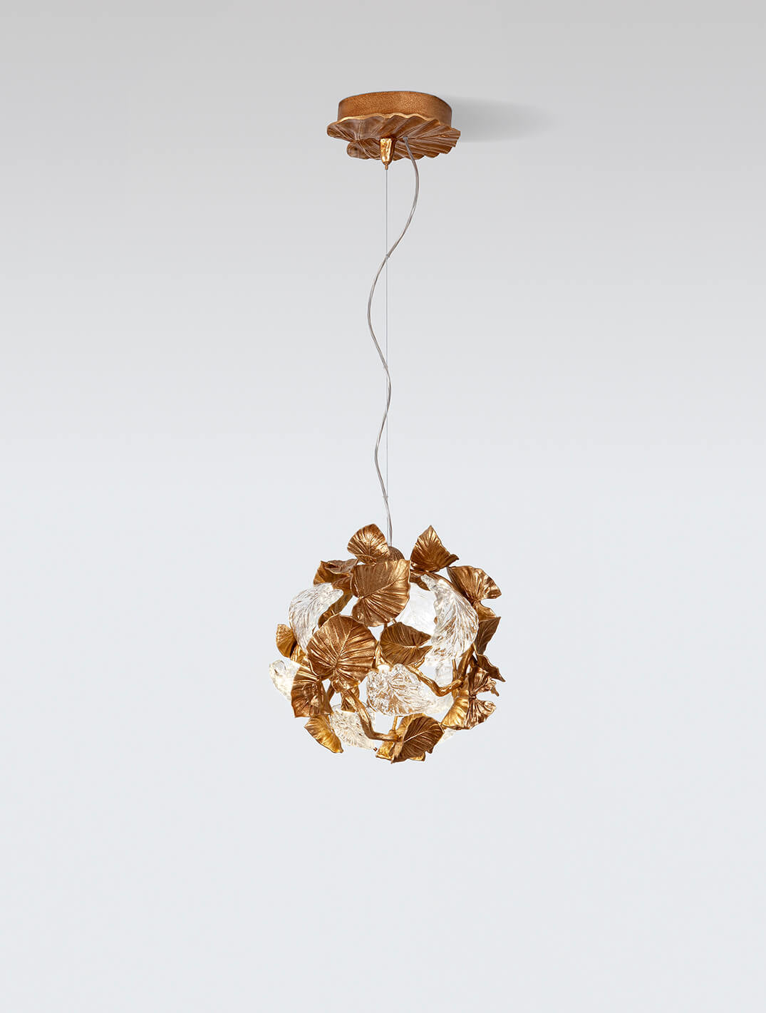 Winter Fern Artistic Tree Pendant