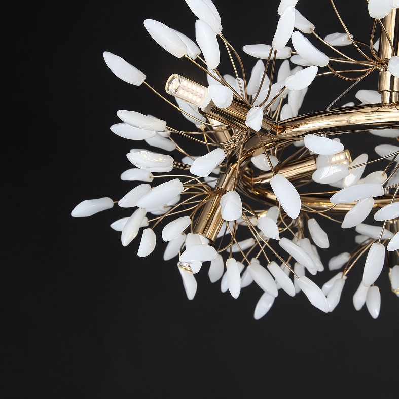 Aster White Jade Chandelier