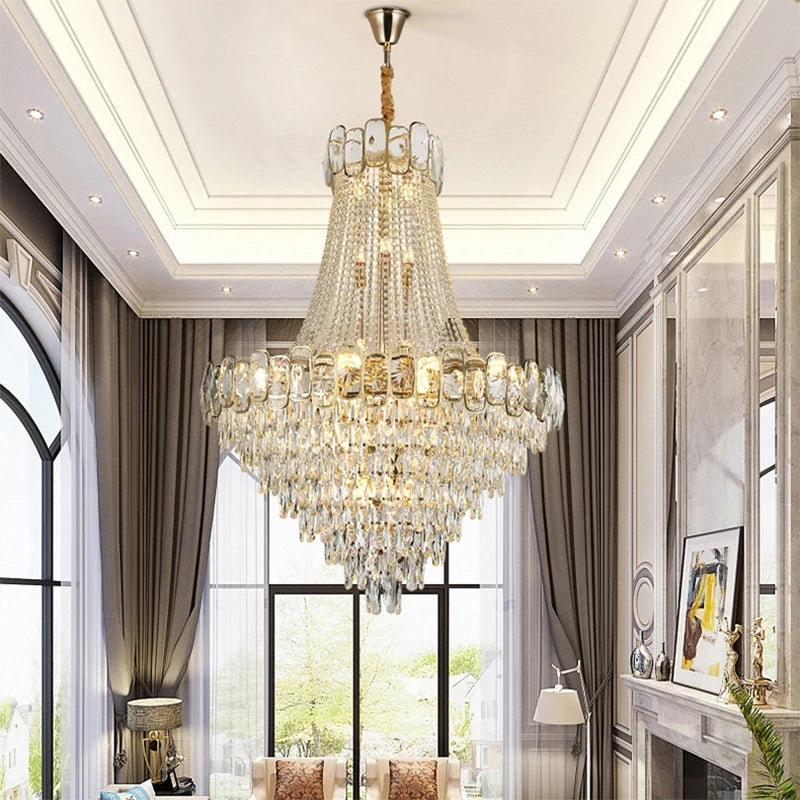Mirova Modern Crystal Chandelier