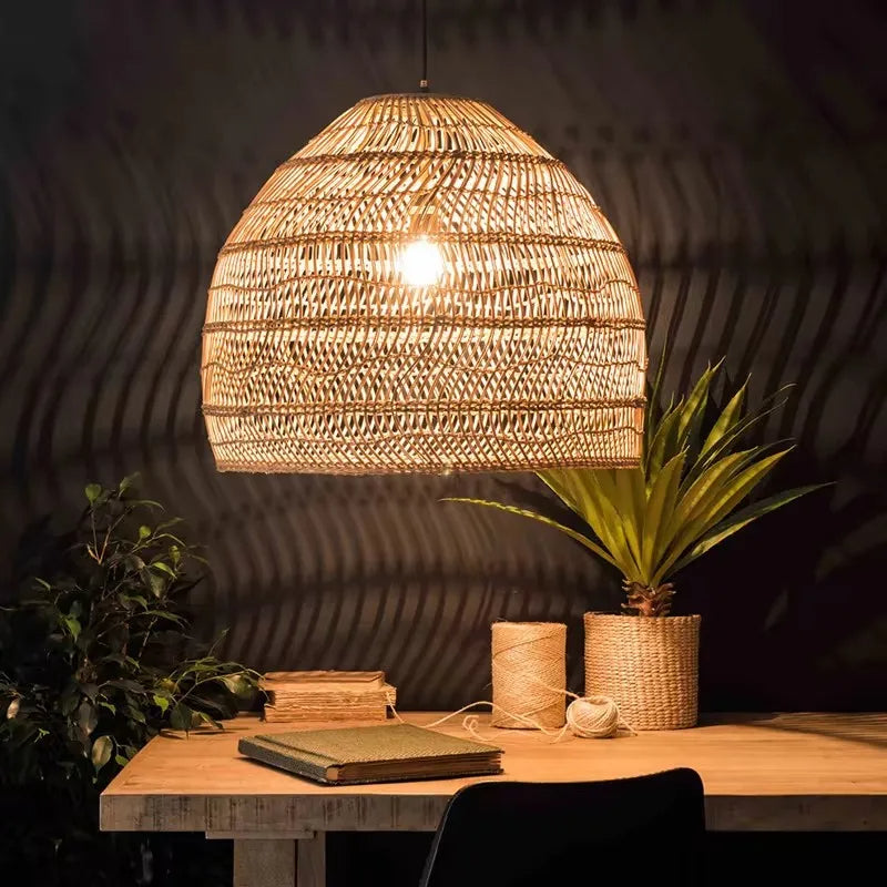 Handmade Rattan Pendant Light