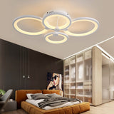 Modern Ring Acrylic Ceiling Lamp With Remote Control