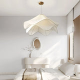 French Fabric Flower Petal Chandelier Shade