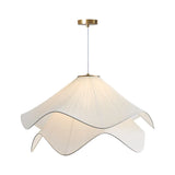 French Fabric Flower Petal Chandelier Shade