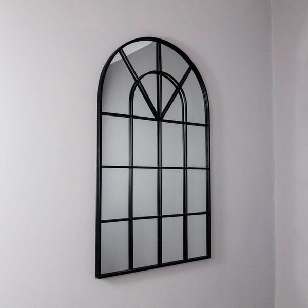 Window Style Arched Mirror 100x60cm