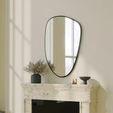 Irregular Wood Mirror for Wall