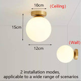 Creative Sphere Wall Lamps