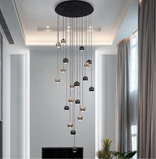 Glass Raindrop Chandelier