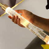 Modern Long Crystal LED Chandelier