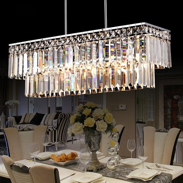 Sharon Crystal Pendant Dining Room Chandelier