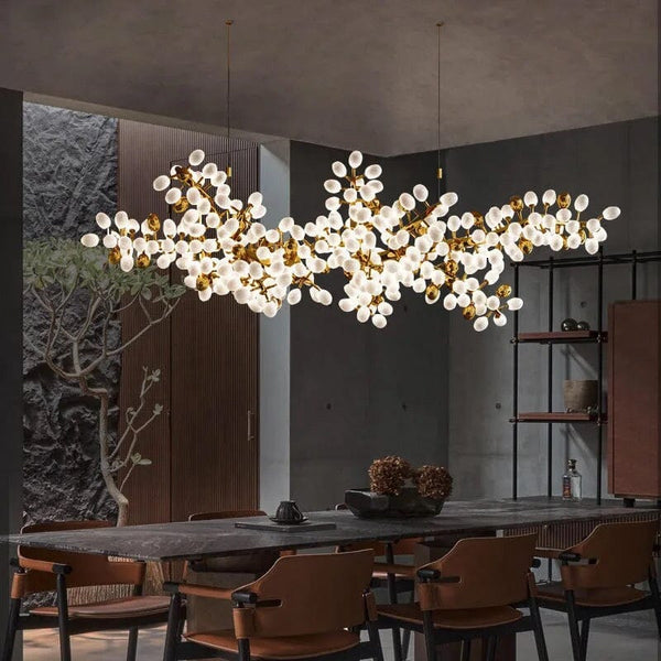 Golden Grape Vine Chandelier