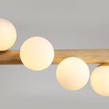 Wooden Spiral LED Pendant