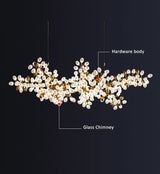Golden Grape Vine Chandelier