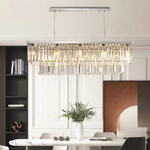 Sharon Crystal Pendant Dining Room Chandelier