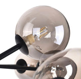 Modern Smoky Sputnik Chandelier