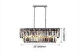 Sharon Crystal Pendant Dining Room Chandelier