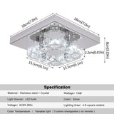 Armani Crystal Square Chandelier
