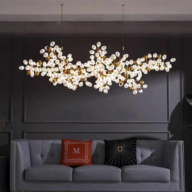 Golden Grape Vine Chandelier