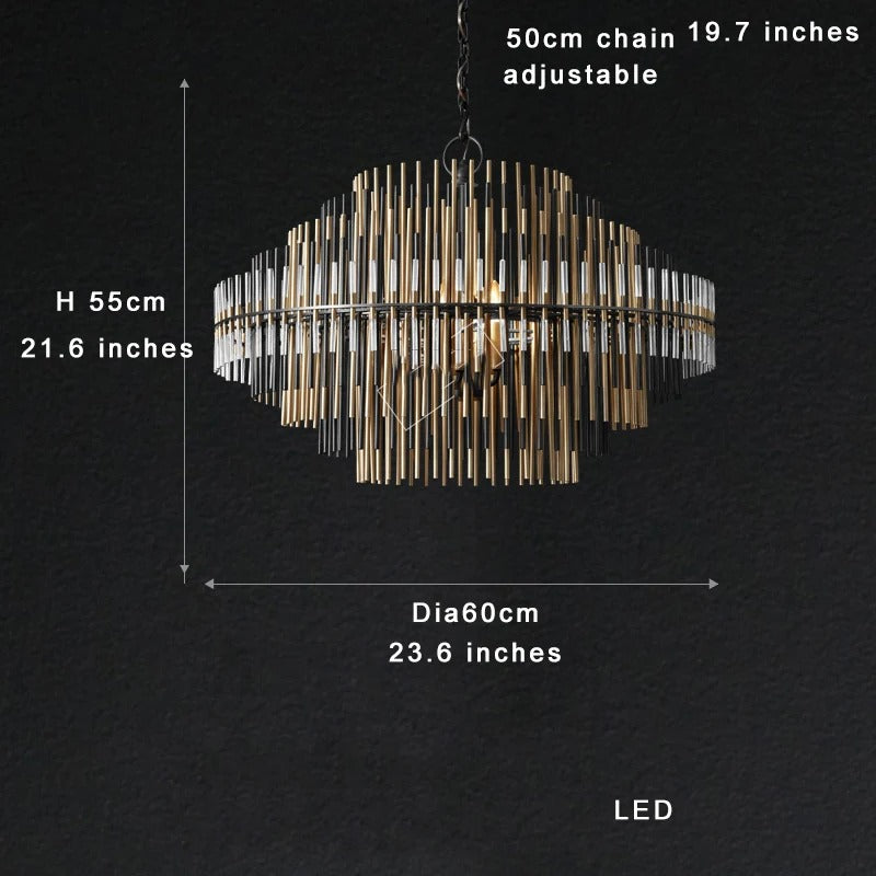 Indus Glass Bar Pendant Light