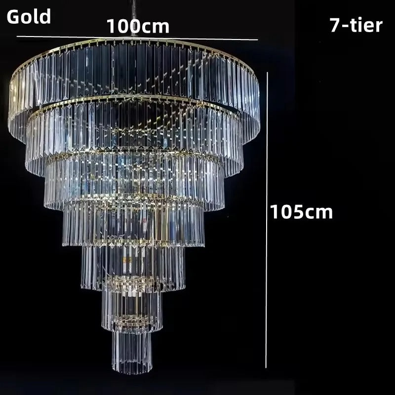 Ice Bar Crystal Chandelier