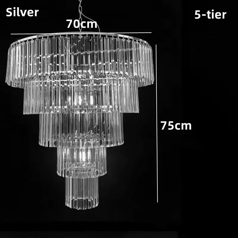 Ice Bar Crystal Chandelier