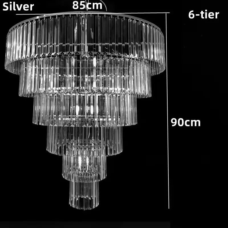 Ice Bar Crystal Chandelier