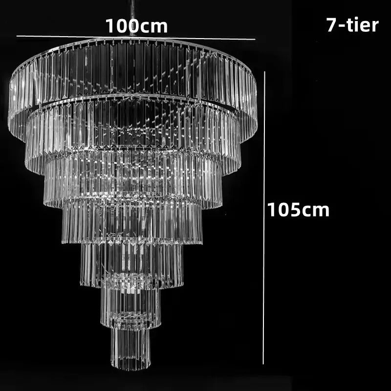 Ice Bar Crystal Chandelier