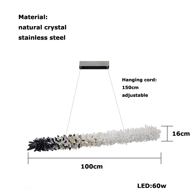 Lorqen Linear Crystal Chandelier