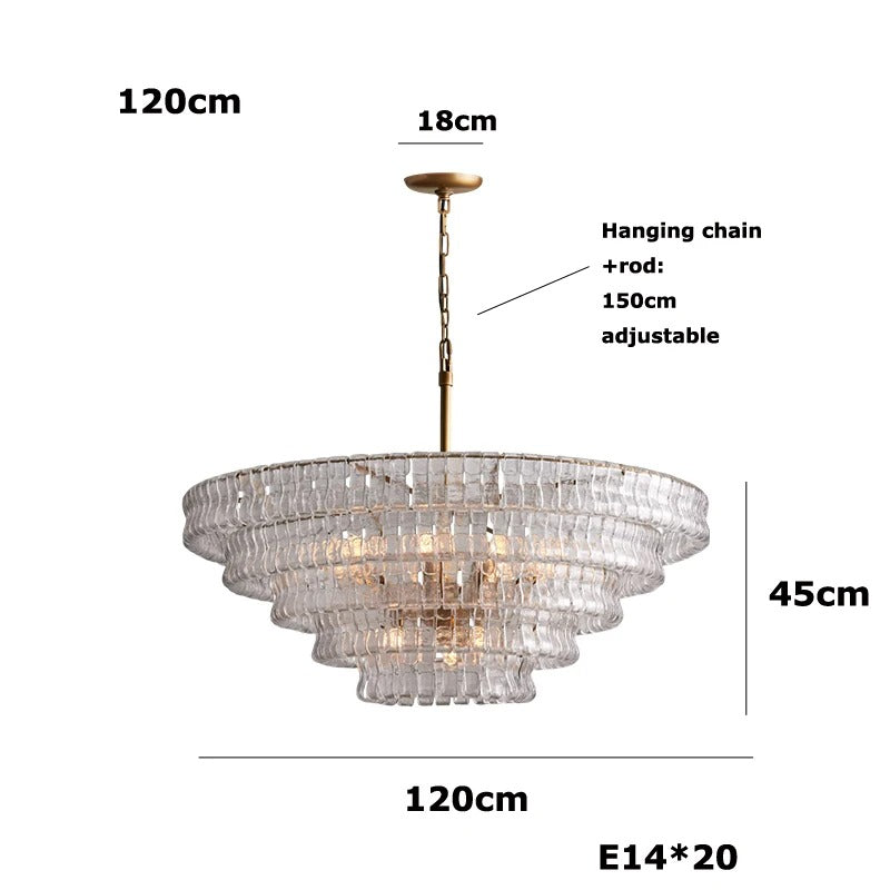 Klaro Glass Chandelier