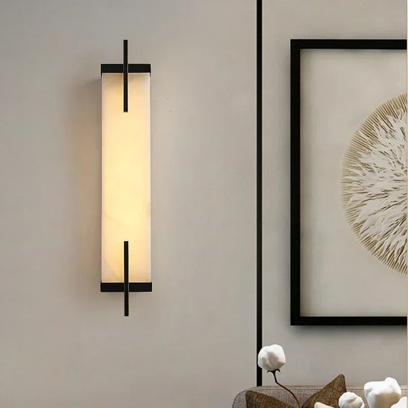 Sterling Alabaster Wall Sconce