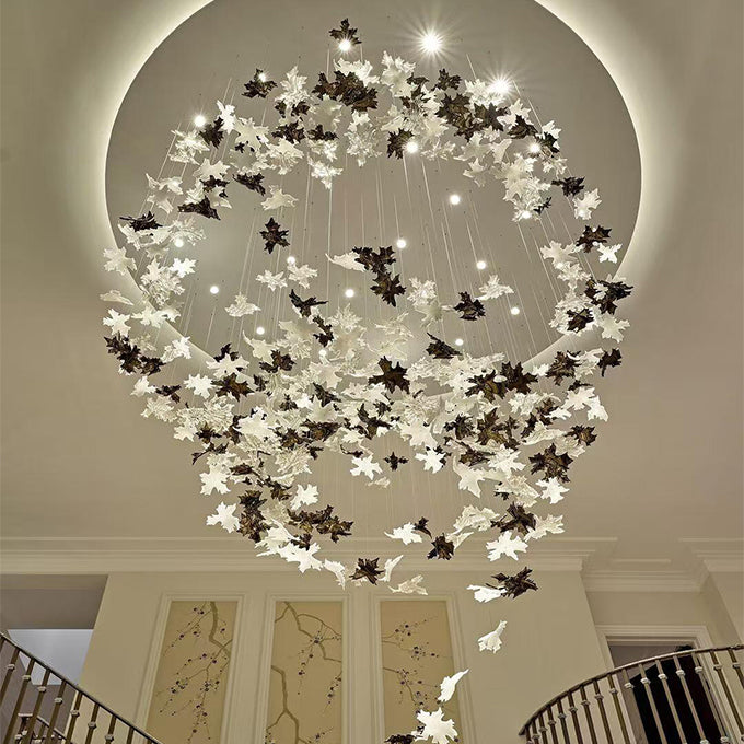 Floating Leaves Modern Chandelier